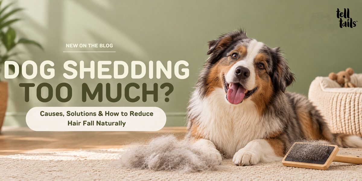 Dog Shedding Too Much? Causes, Solutions & How to Reduce Hair Fall Naturally