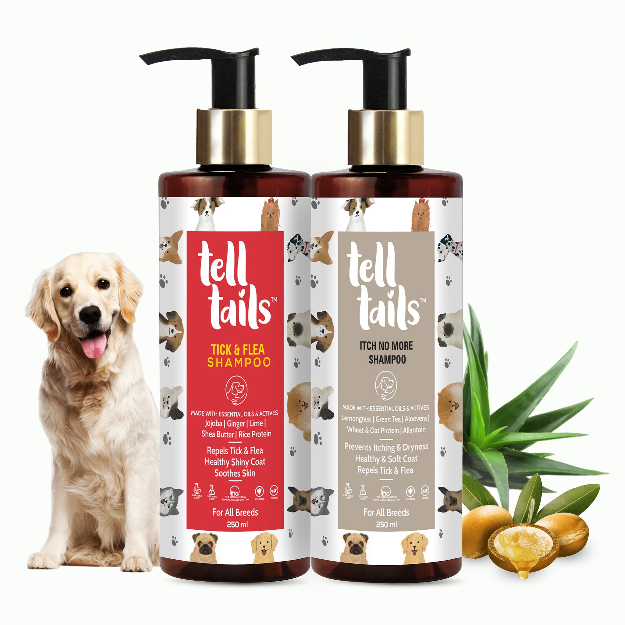 Itch & rash combo
- itch no more shampoo
- tick & fleas