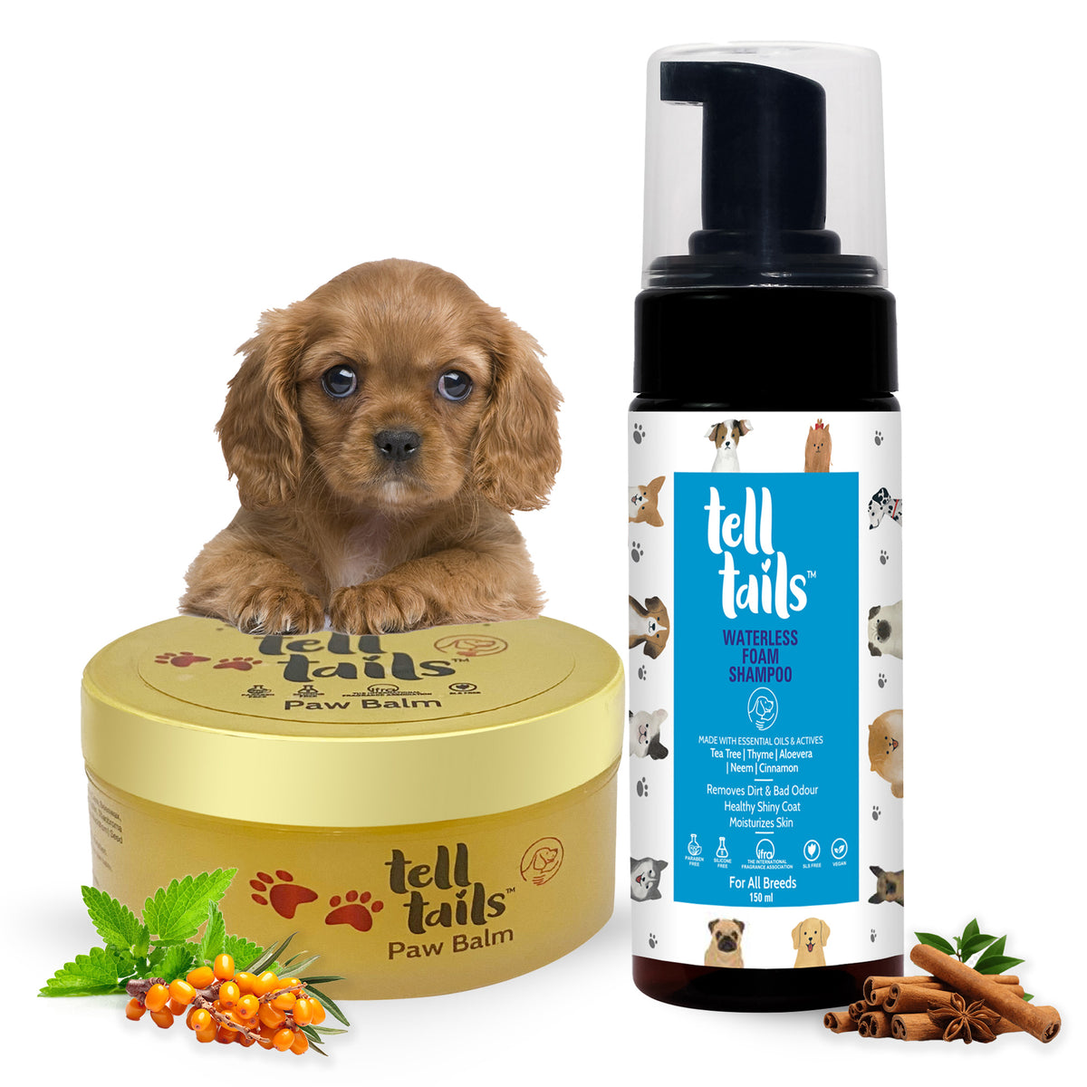 Paw Balm & Waterless Dog Shampoo
